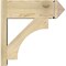 Ekena Millwork Westlake Rough Sawn Arts and Crafts Outlooker, Douglas Fir, 8"W x 22"D x 22"H OUT08X22X22WTL03RDF - alternate 2